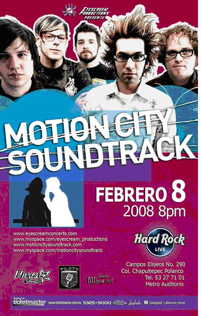 MOTION CITY SOUNDTRACK HARD ROCK LIVE , 